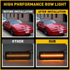 Pair Smoked LED Side Bumper Marker Lights for Chevy Camaro Pontiac Firebird (1982–1992)