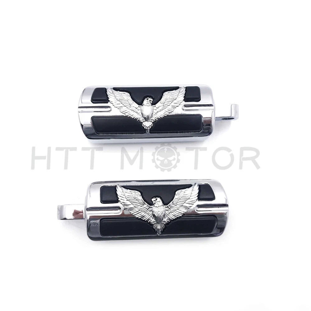 Pair Eagle Foot Pegs for Harley Touring (Male Peg Mount)