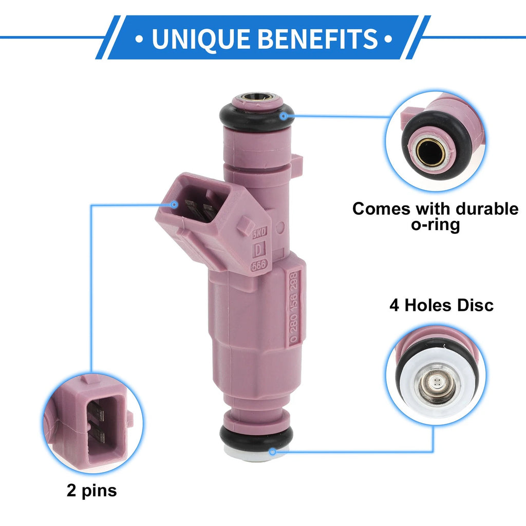 Fuel Injector No. 0280156298 for Chevrolet Celta Corsa 1.0L 8V (2000–2006)