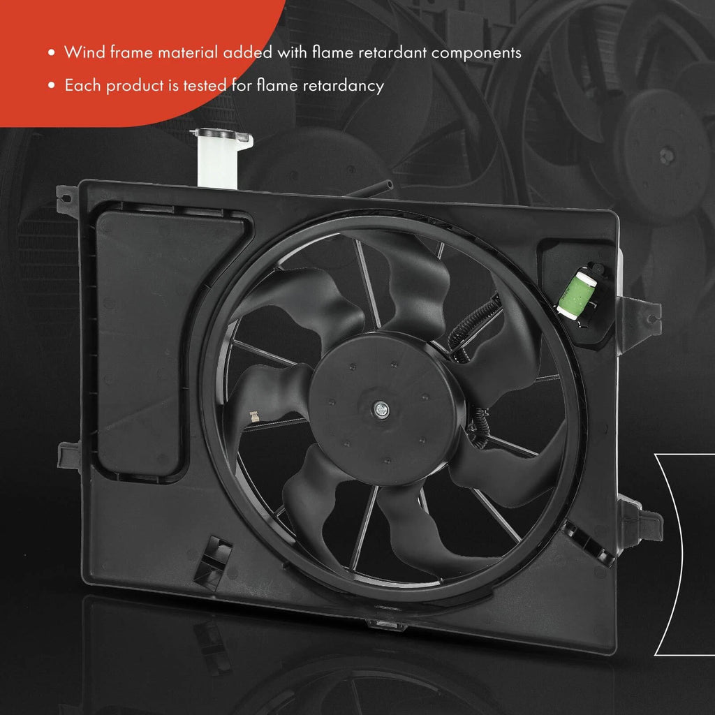 Cooling Fan Assembly with Shroud for Hyundai Elantra (2011–2013)