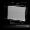 Aluminum Cooling Radiator for Dodge B-Series/Ram Van (1984–2003) DPI 1707