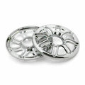 2X Speaker Cover Grill 6" 3D Round for Harley Touring Glide (T9)
