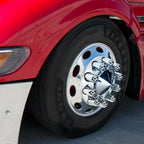 Chrome Lug Nut Covers Dome 33mm Thread-On for Ford F-150 (2004–2020)