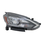 Replacement Passenger Side Halogen Headlight Assembly for 2016-19 Nissan Sentra