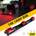 Set of 2 15" Stainless Red LED ID Bar Lights for Truck Boat Trailer