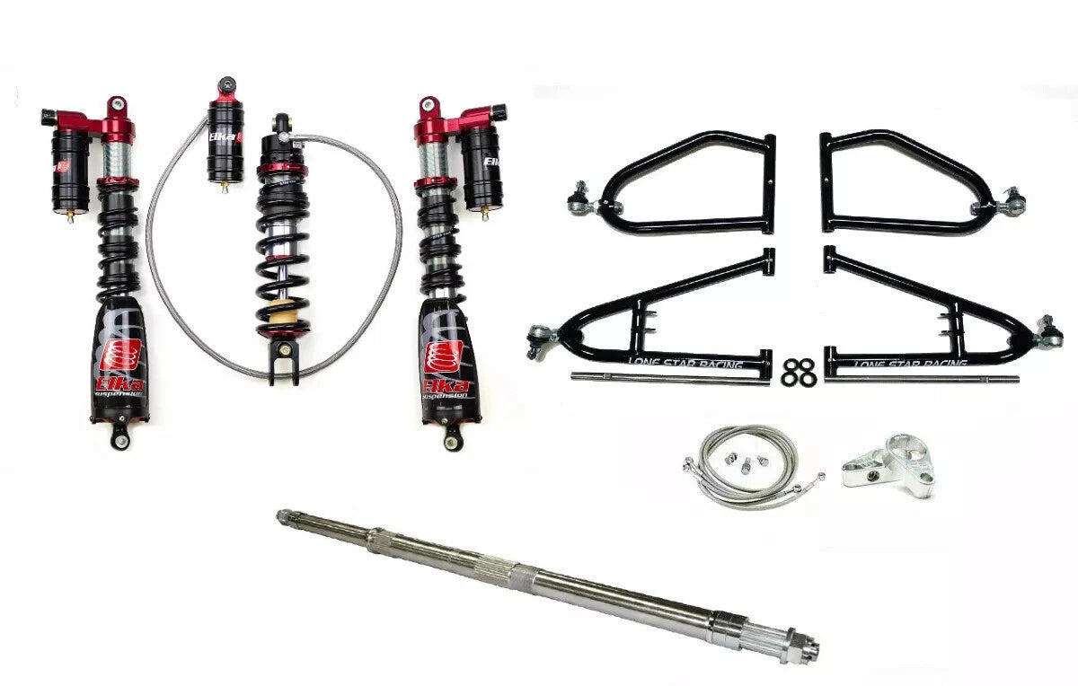 Set of 2 A-Arms & Axle + Elka 3 Legacy Plus Shocks for Raptor 700 (2006–2014)