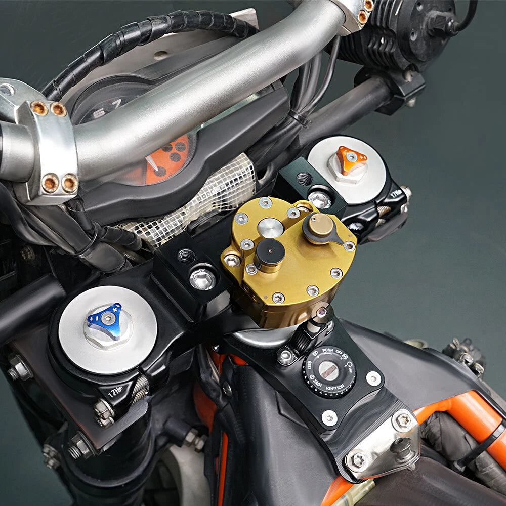 Aluminum Steering Damper Mounting Kit for KTM 690 Enduro/Enduro R (2012–2018)