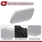 Front Left Washer Nozzle Cover Cap for Subaru Forester (2016–2018) Silver Tone
