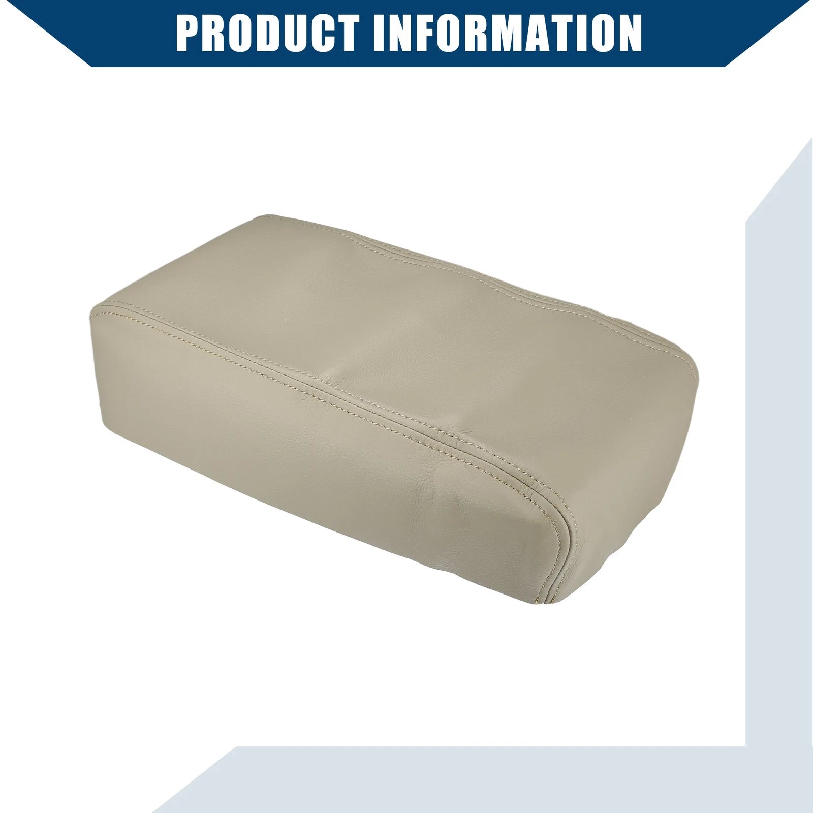 Center Console Armrest Covers for Nissan Pathfinder (1996–2004) Faux Leather Beige