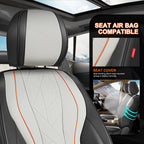 Front Row Bucket Seat Cover for Universal Fit (1st Row) - Grey