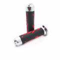 Comfort Red Rubber Hand Grips for Honda CB (25mm, 1")