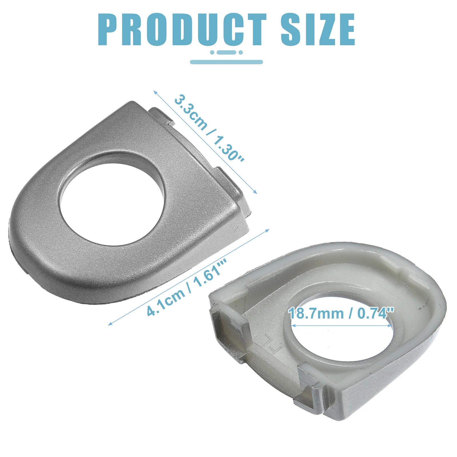 Front Left Door Handle Lock Cover Cap for Volkswagen Jetta (2011–2018)