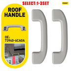 2X Gray Upper Roof Grip Grab Handle for Nissan Altima (2013–2023) Sentra (2013–2019)