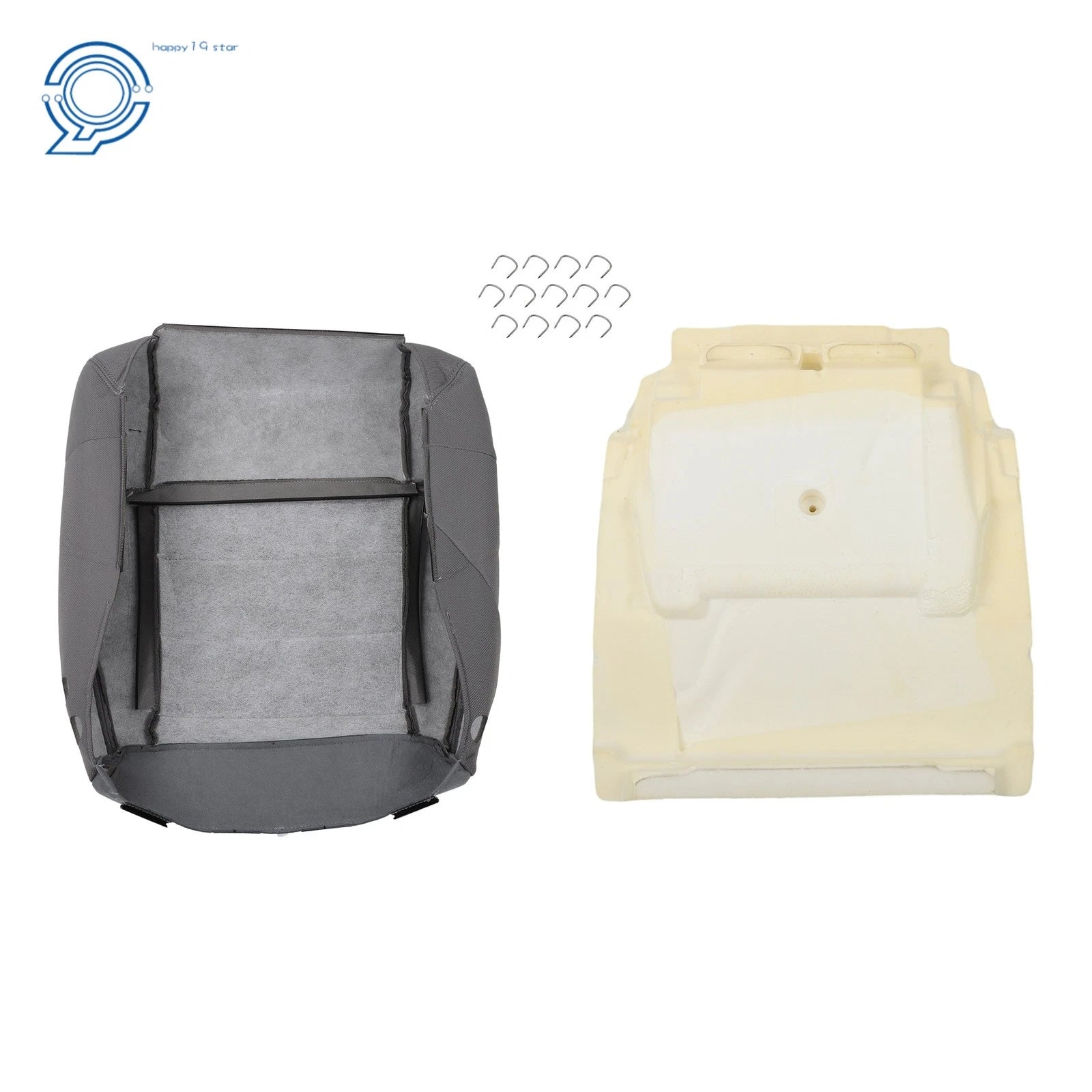 Seat Cushion Pad for Jeep Wrangler (2007-2012) Cloth Gray