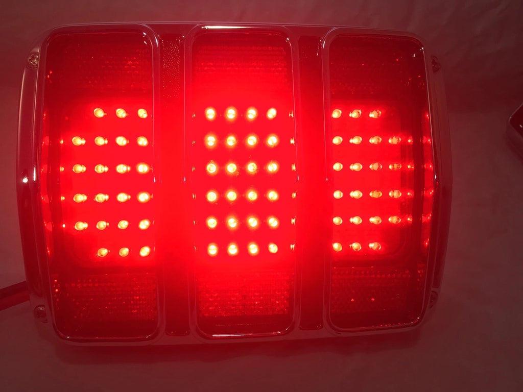 Pair Sequential LED Tail Lights Replacement for 1965-1966 Mustang