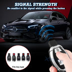 Remote Fob Key Cover Shell for Mercedes A B C E G (2014-2024)