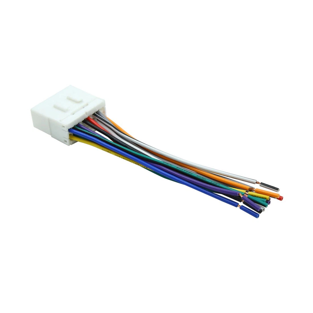 14 Pin Car Female DVD Radio Wire Harness Adapter Connector for Subaru (DC 12V)