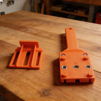 Adjustable Wood Drill Locator for Precise Hole Punching (6mm, 8mm, 10mm)