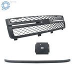 Front Grille with Hood Molding Trim for Silverado 2500HD 3500HD (2011–2014)