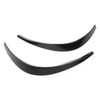 Black Front Bumper Splitter Spoiler Canard for Mercedes A-Class A260 (2019-2023)