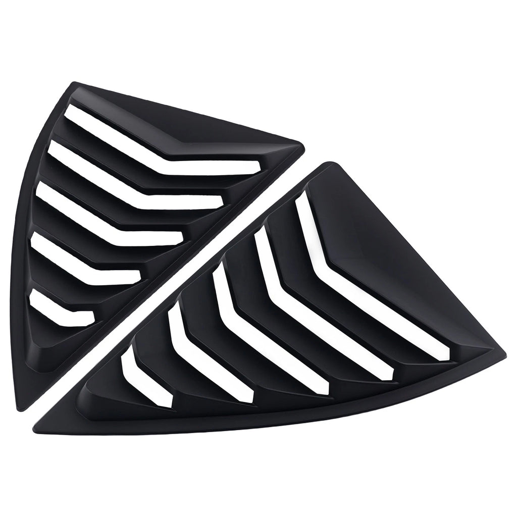 Side Window Louvers for Chevy Camaro (2010–2015) Quarter Panel Cover Matt Black