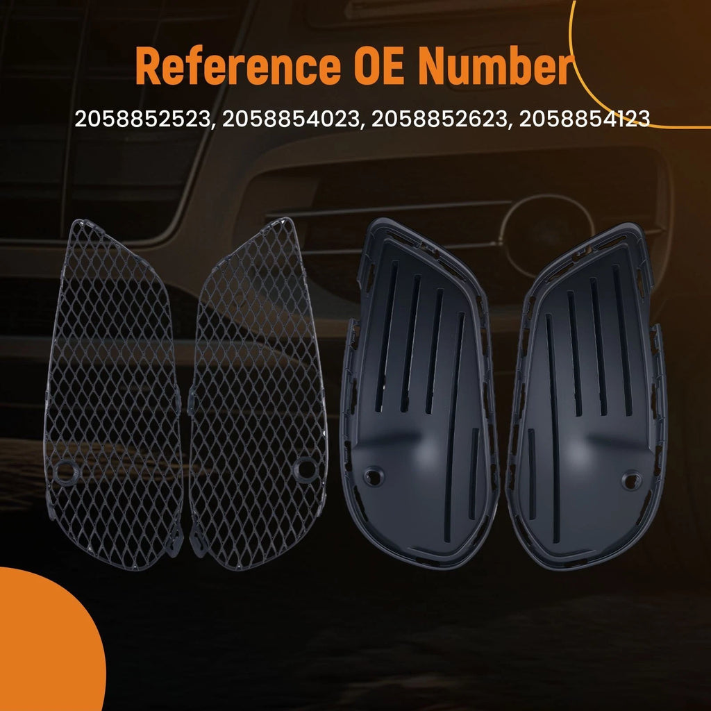 Front Bumper Fog Lamp Grille for Mercedes-Benz C-Class W205 (2015–2018) 2058852523