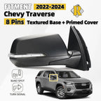Side Mirror for Chevy Traverse (2022–2024) with Turn Signal & Blind Spot 8 Pins