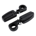 1 1/4" Highway Bar Footpegs for Harley Touring - Matte Black