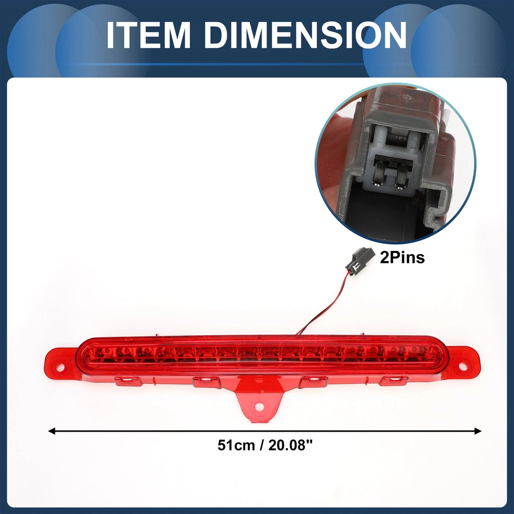 LED Third Brake Light for Ford Mustang (2010–2014) Red Housing