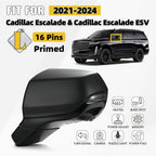 Left Side Mirror for Cadillac Escalade (2021–2024) W/BSD, Camera, Heated, 16 Pins