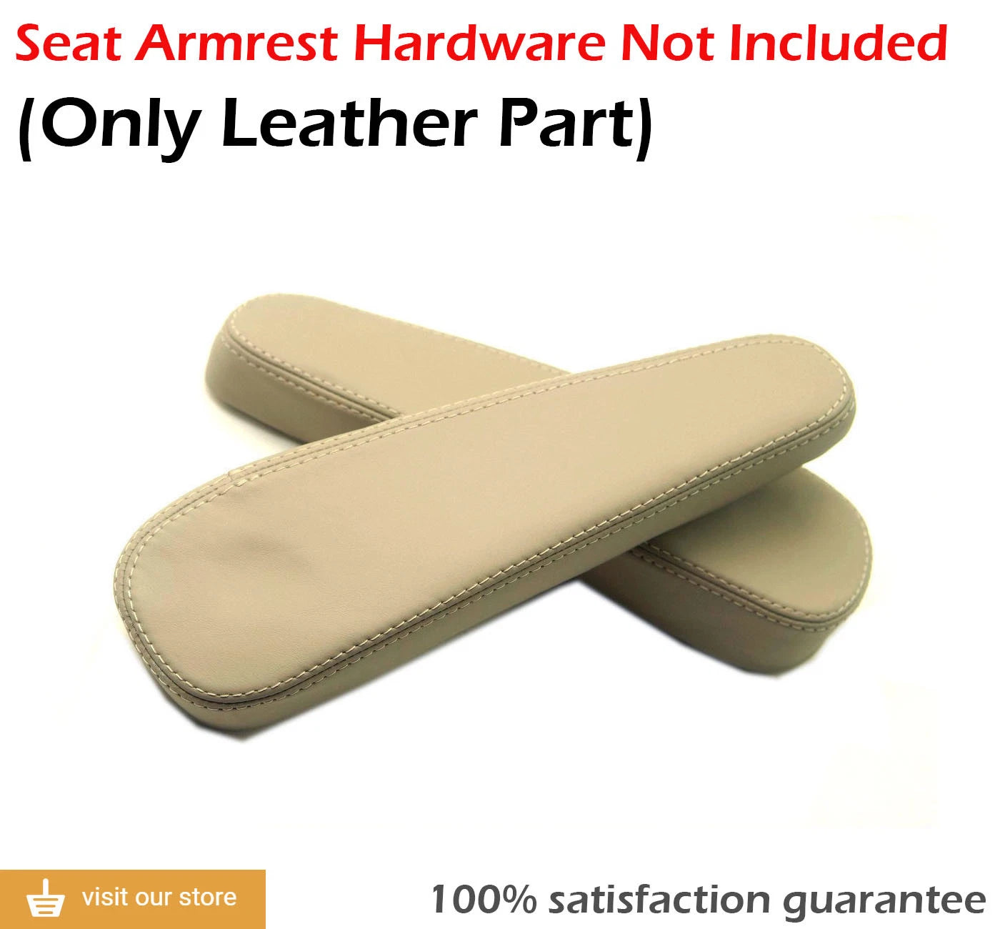 Leather Synthetic Seat Armrest for Chevrolet Express 1500 2500 3500 (2003–2017)