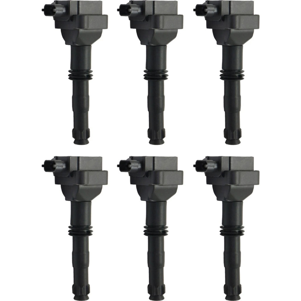 Set of 6 Ignition Coils for Porsche 911 Cayman Boxster (1997–2008)