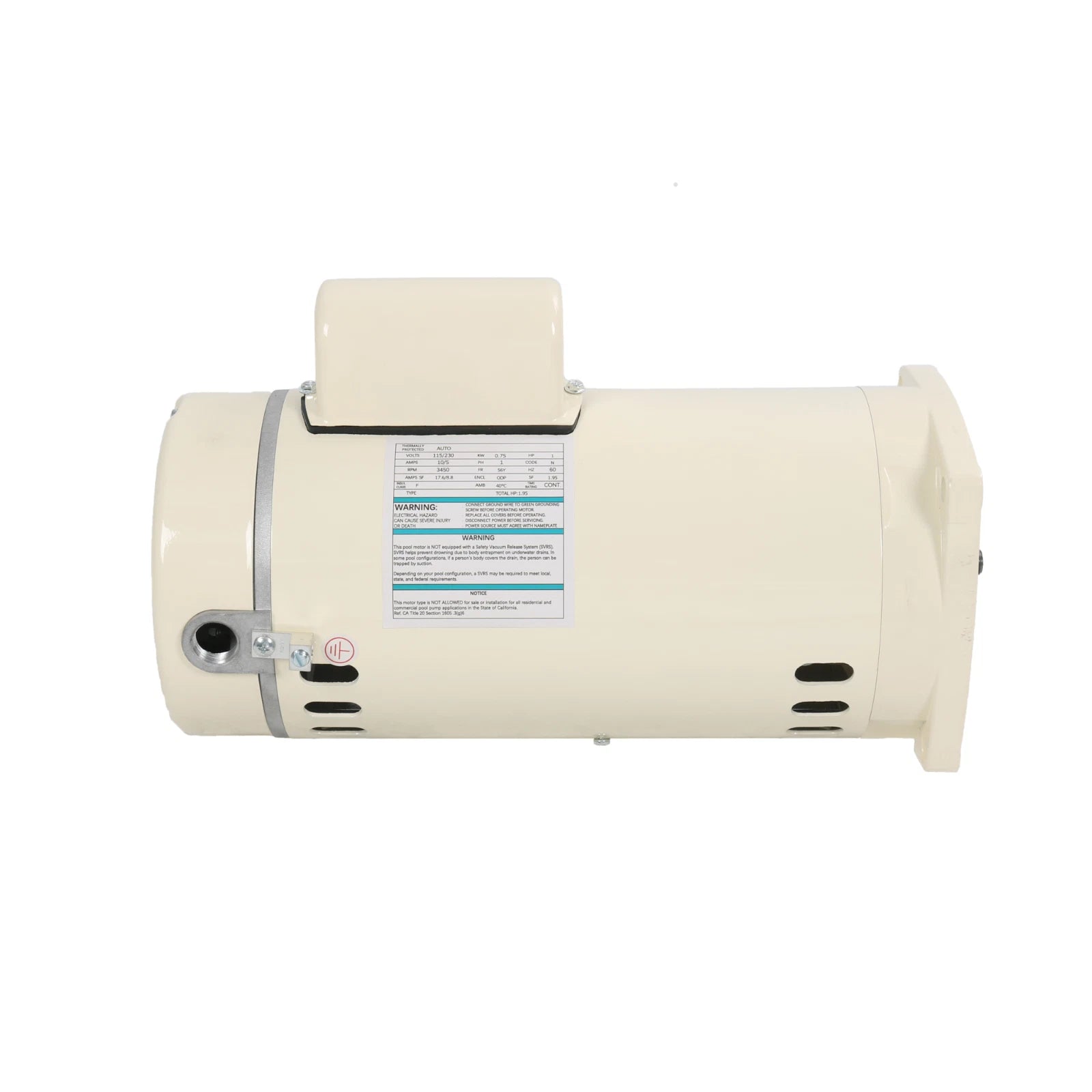 1 HP Pool Pump Motor for Pentair Whisperflo (Compatible)