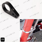 1.25" Black Brake Clutch Alloy Cable Clamp for Harley Davidson