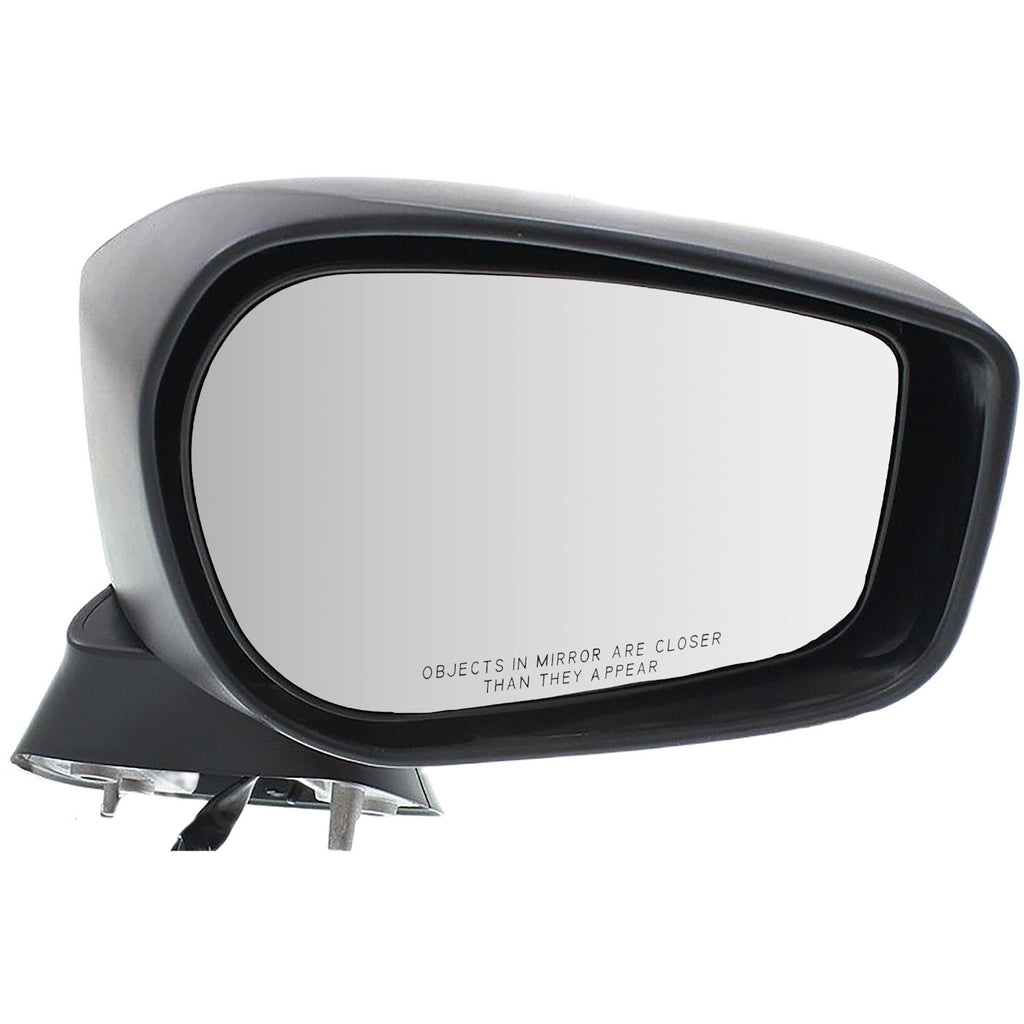 Right Side Power Mirror for Scion FR-S (2013–2016) Textured Black