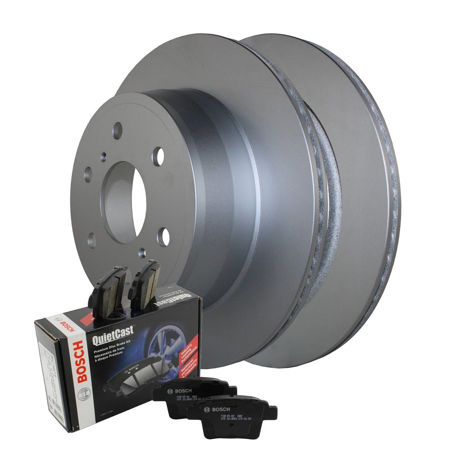 Rear Brake Kit 345mm Disc Rotors & Ceramic Pads for Cadillac Chevrolet GMC