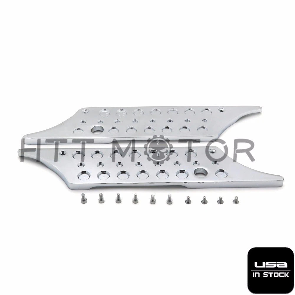 Chrome CNC Billet Hard Bag Latch Cover for Harley Touring (1993–2013)