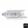 Chrome CNC Billet Hard Bag Latch Cover for Harley Touring (1993–2013)