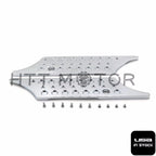Chrome CNC Billet Hard Bag Latch Cover for Harley Touring (1993–2013)