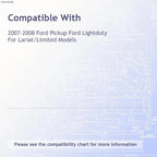 Front Grille Replacement Chrome Plastic for See Compatibility Chart