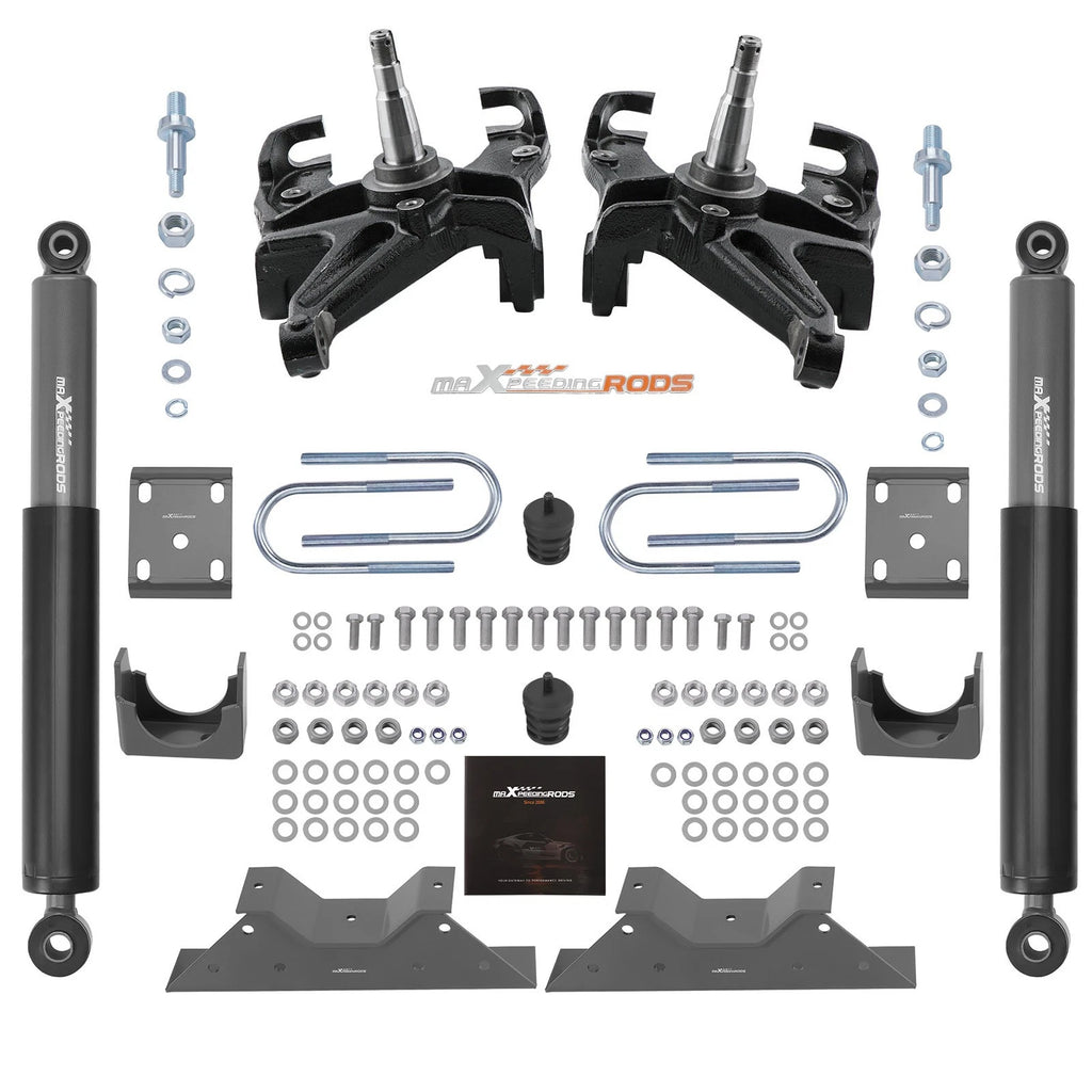 Lowering Shock Kit with C-Notches for Chevrolet C10 (1973–1987)