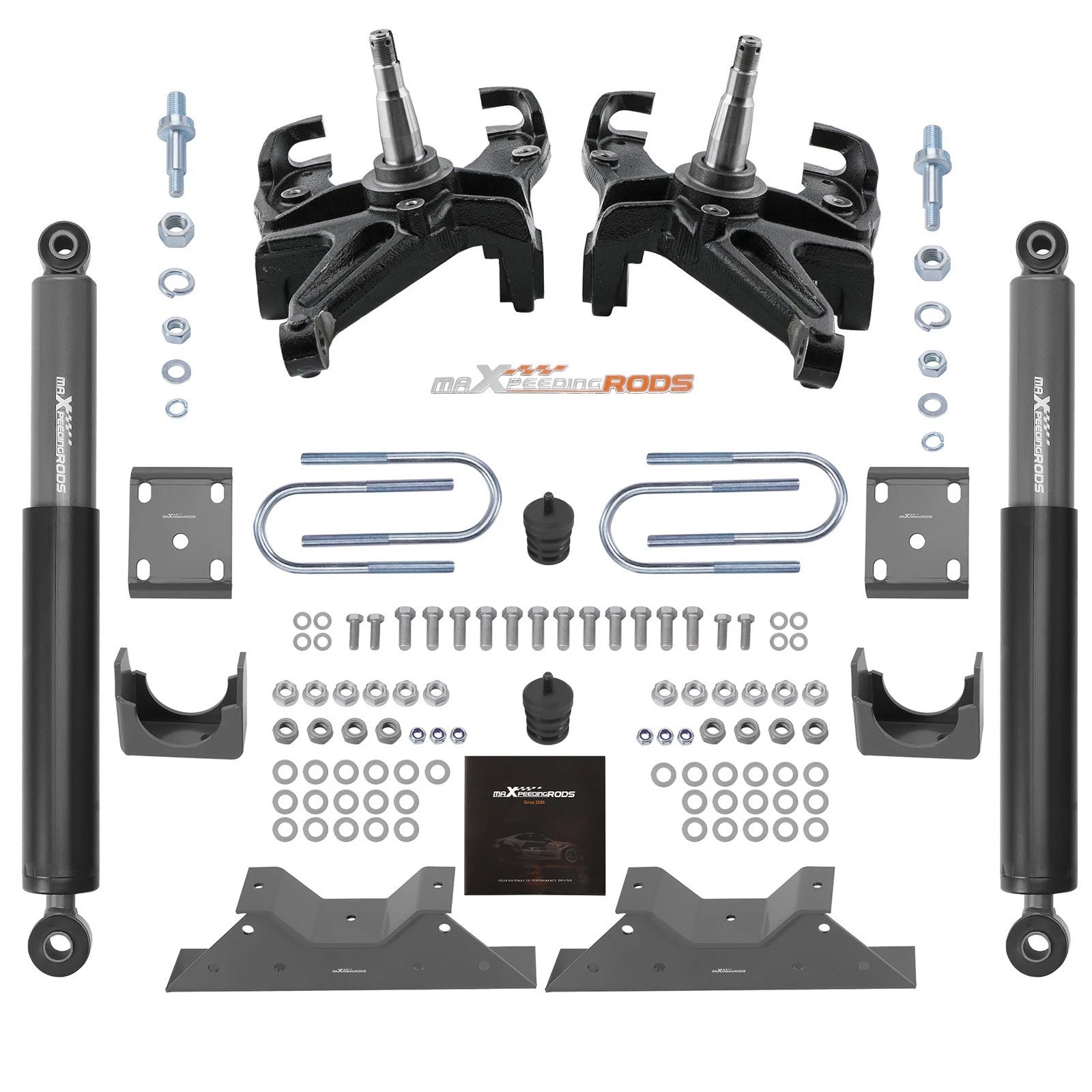 Lowering Shock Kit with C-Notches for Chevrolet C10 (1973–1987)