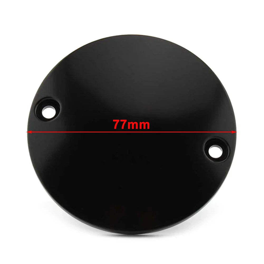 Black Domed Points Covers for Harley Softail Bigtwin