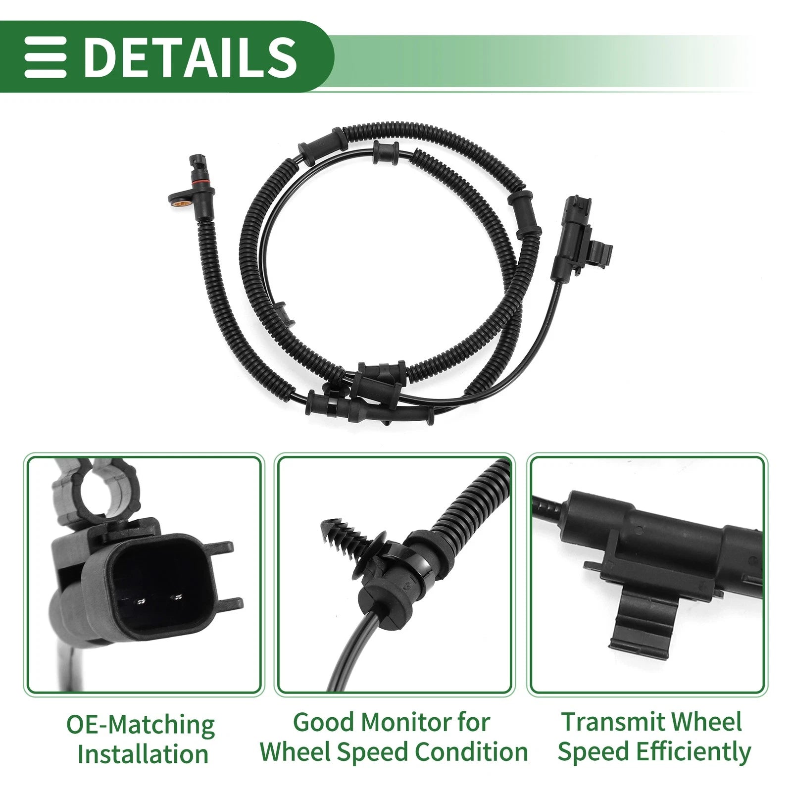 ABS Wheel Speed Sensor No. 7B0927807C for Volkswagen Routan (2009–2011)