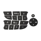 Button Sticker for Renault Clio (2009–2011) - Black Car Decal