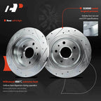 Drilled Brake Rotors & Ceramic Brake Pads for Chevrolet Malibu (2016–2023)