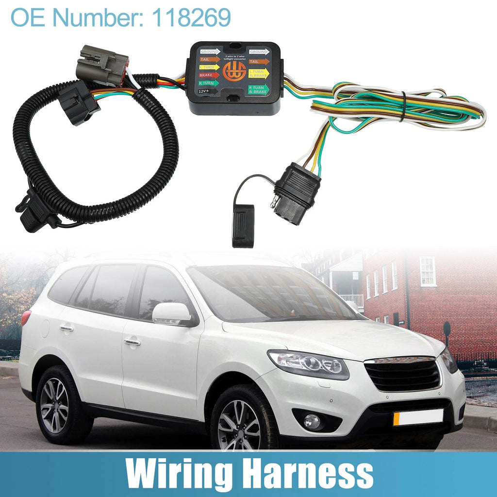 Set of 4 118269 Vehicle Side 4-Pin Trailer Wiring Harness for Kia Sorento (2011–2020)