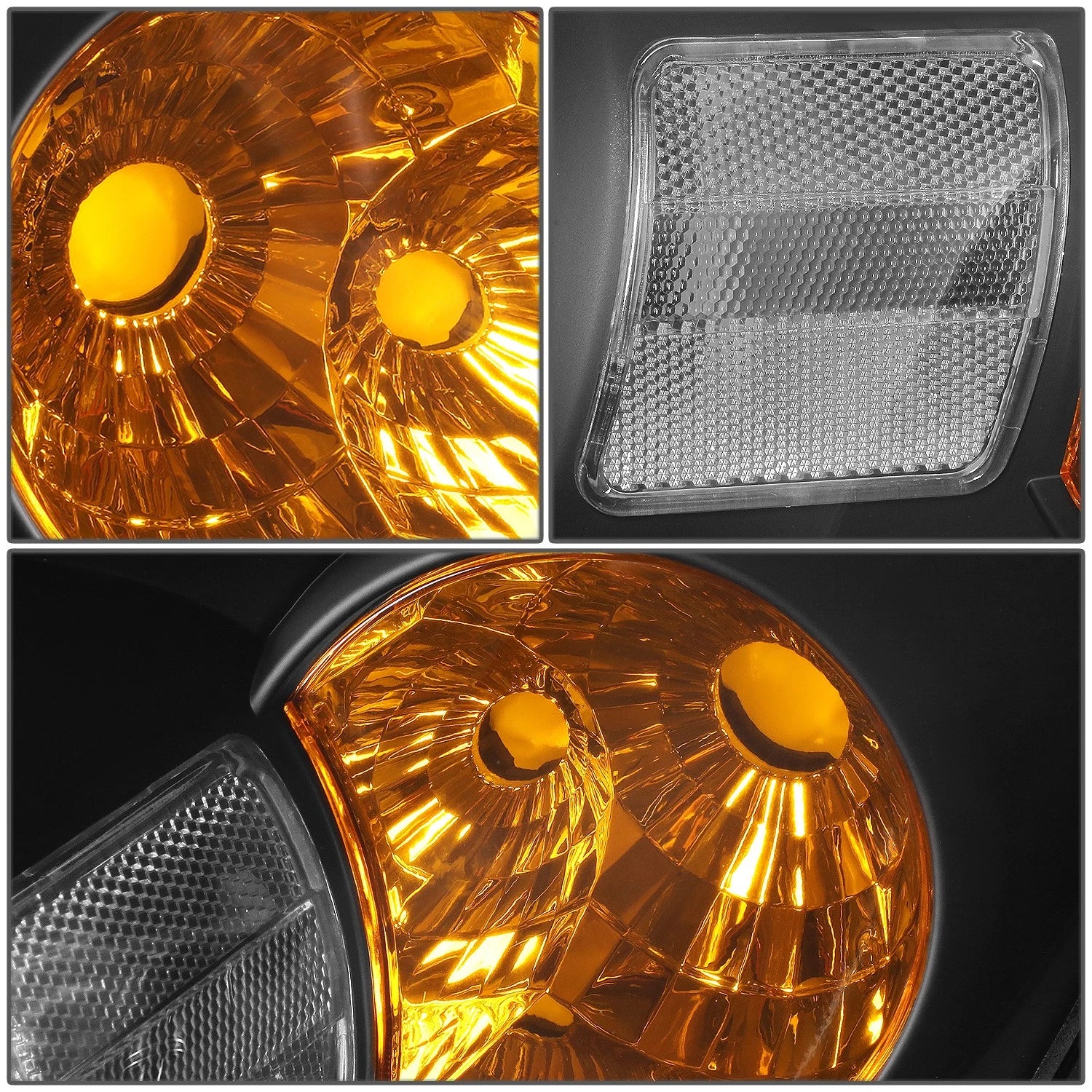 Headlight Headlamps for Chevy Cobalt Pontiac G5 Pursuit (2005–2010) Black Clear