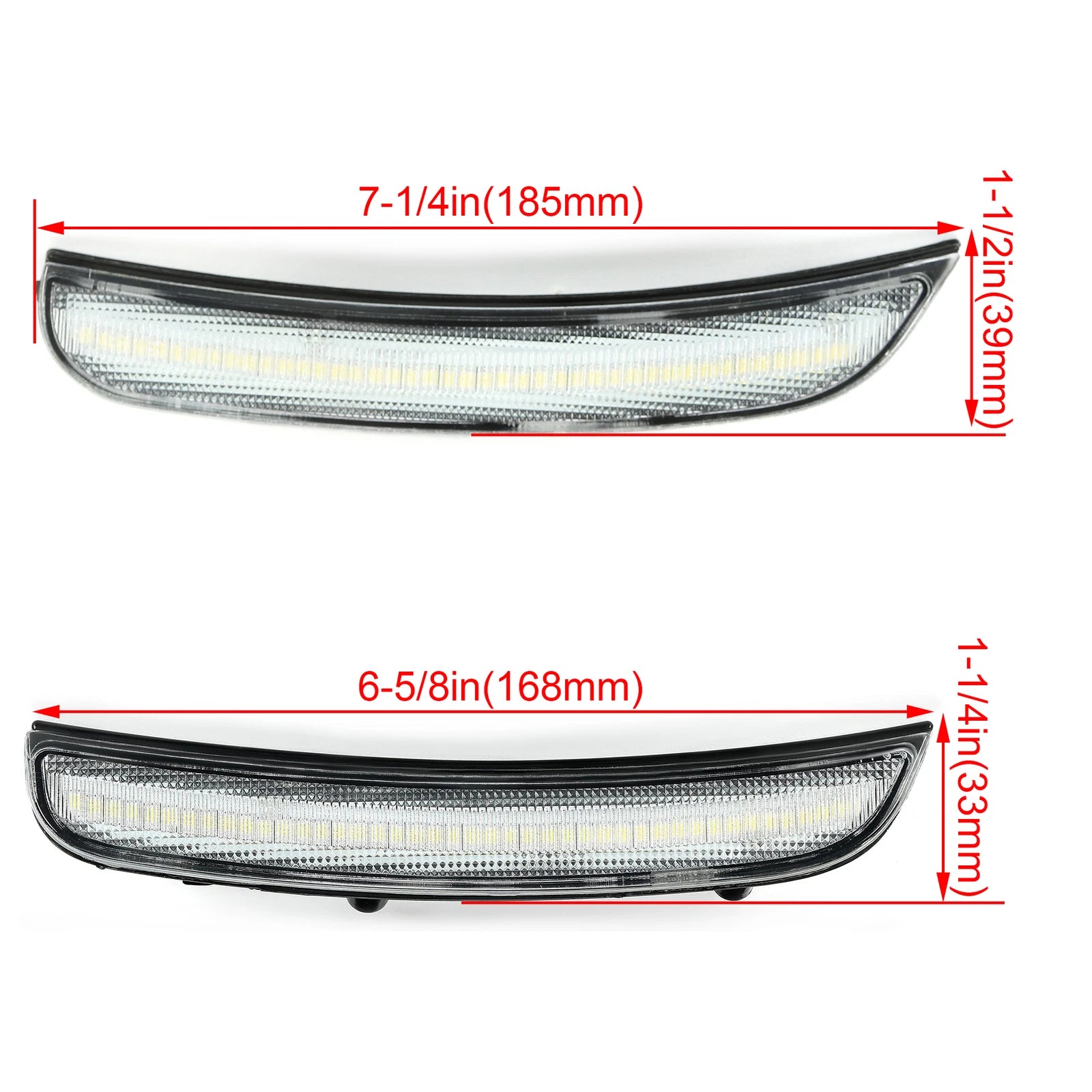 Set of 2 LED Side Marker Lights for Dodge Charger (2015-2022)