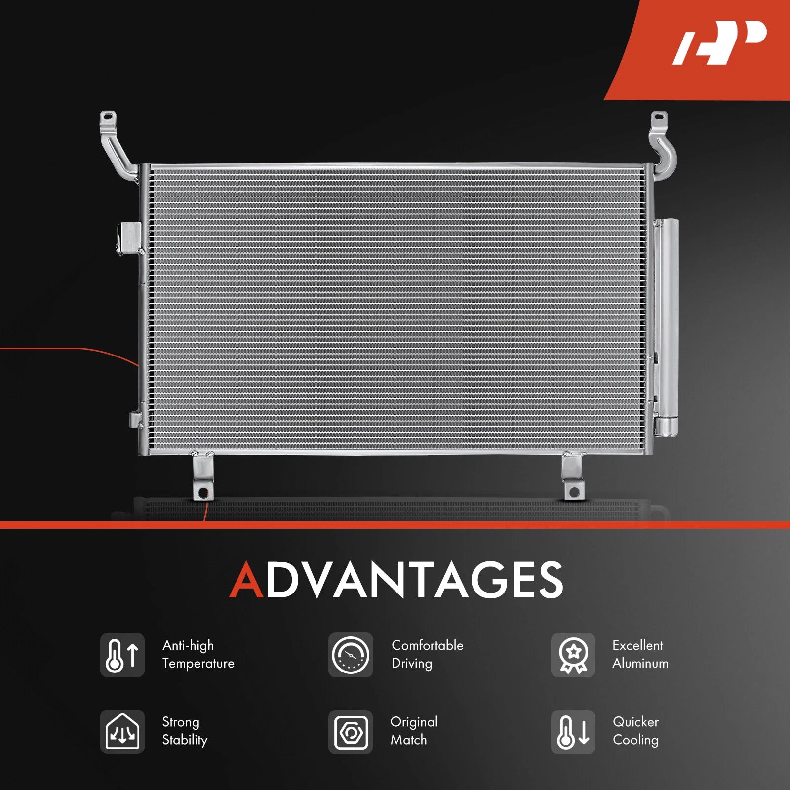 A/C Condenser with Receiver Drier for Subaru Legacy Outback (2020-2022)